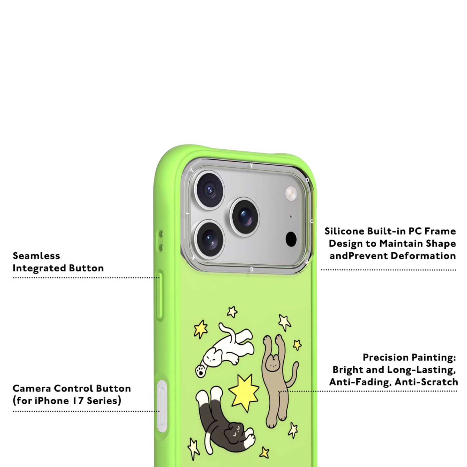 قاب Youngkit یانگ کیت Cat Diary Series سبز